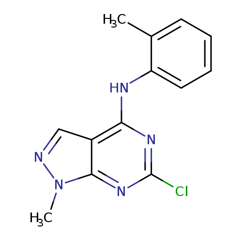 6-Chloro-1-methyl-N-(o-tolyl)-1H-pyrazolo[3,4-d]pyrimidin-4-amine