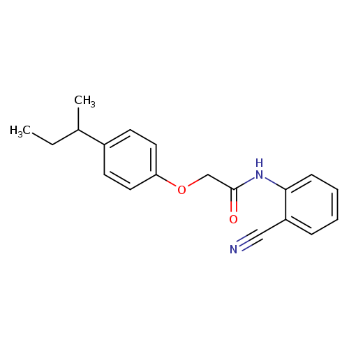 2-(4-sec-butylphenoxy)-N-(2-cyanophenyl)acetamide