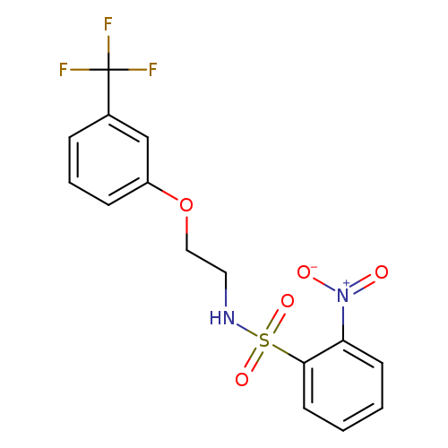 2-nitro-N-{2-[3-(trifluoromethyl)phenoxy]ethyl}benzene-1-sulfonamide
