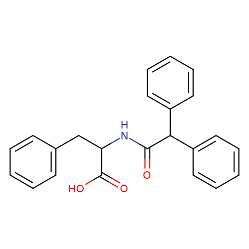 2-(2,2-diphenylacetamido)-3-phenylpropanoic acid
