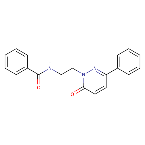 N-[2-(6-oxo-3-phenyl-1,6-dihydropyridazin-1-yl)ethyl]benzamide