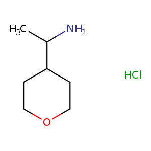 2H-Pyran-4-methanamine, tetrahydro-α-methyl-, hydrochloride (1:1)