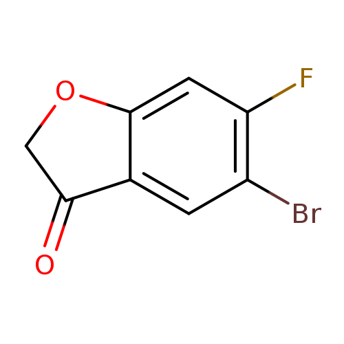 5-BROMO-6-FLUORO-2,3-DIHYDRO-1-BENZOFURAN-3-ONE