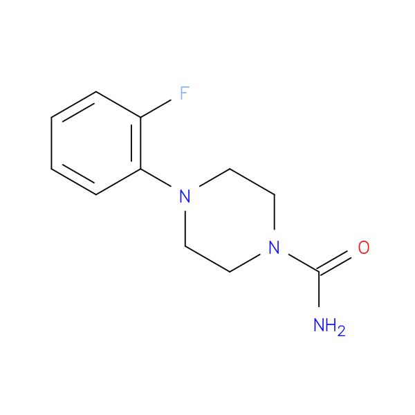 4-(2-fluorophenyl)piperazine-1-carboxamide