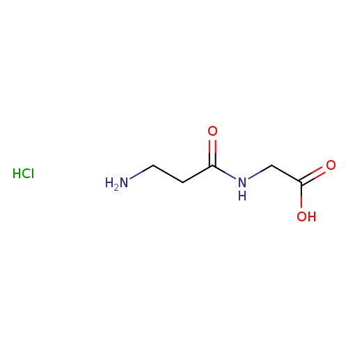 2-(3-AMINOPROPANAMIDO)ACETIC ACID HYDROCHLORIDE