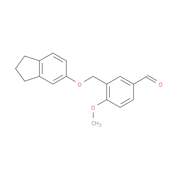 3-[(2,3-Dihydro-1h-inden-5-yloxy)methyl]-4-methoxybenzaldehyde