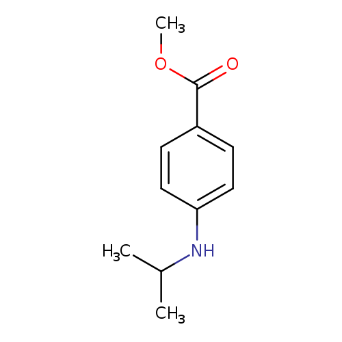 Benzoic acid, 4-[(1-methylethyl)amino]-, methyl ester (9CI)