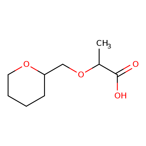 2-(oxan-2-ylmethoxy)propanoic acid