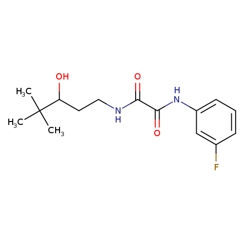 N'-(3-fluorophenyl)-N-(3-hydroxy-4,4-dimethylpentyl)ethanediamide