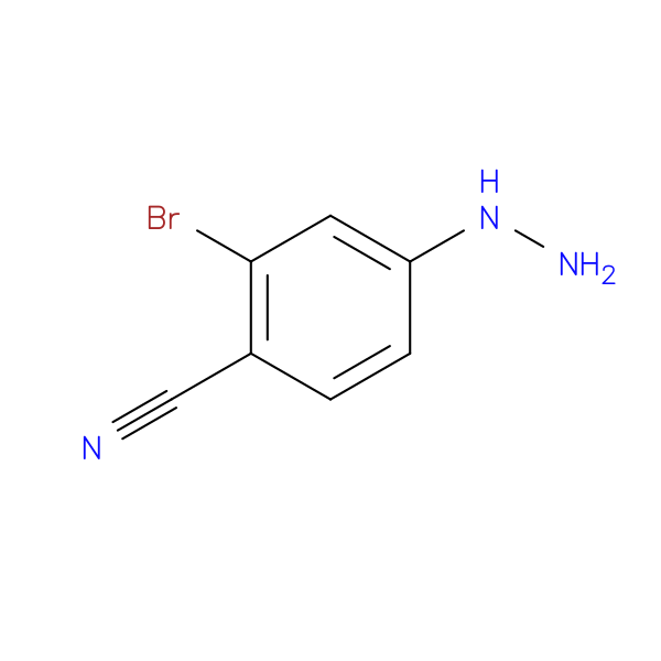 2-Bromo-4-hydrazinylbenzonitrile