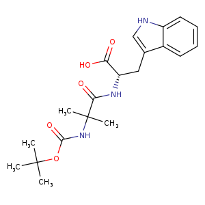 (R)-Methyl 2-(2-((tert-butoxycarbonyl)aMino)-2-MethylpropanaMido)-3-(1H-indol-3-yl)propanoate