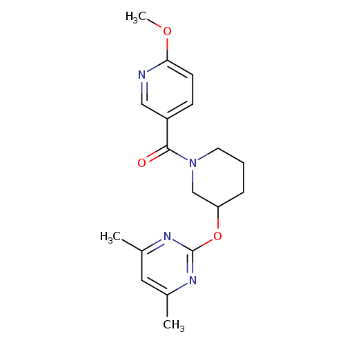 2-{[1-(6-methoxypyridine-3-carbonyl)piperidin-3-yl]oxy}-4,6-dimethylpyrimidine