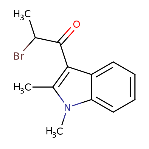 2-Bromo-1-(1,2-dimethyl-1h-indol-3-yl)propan-1-one