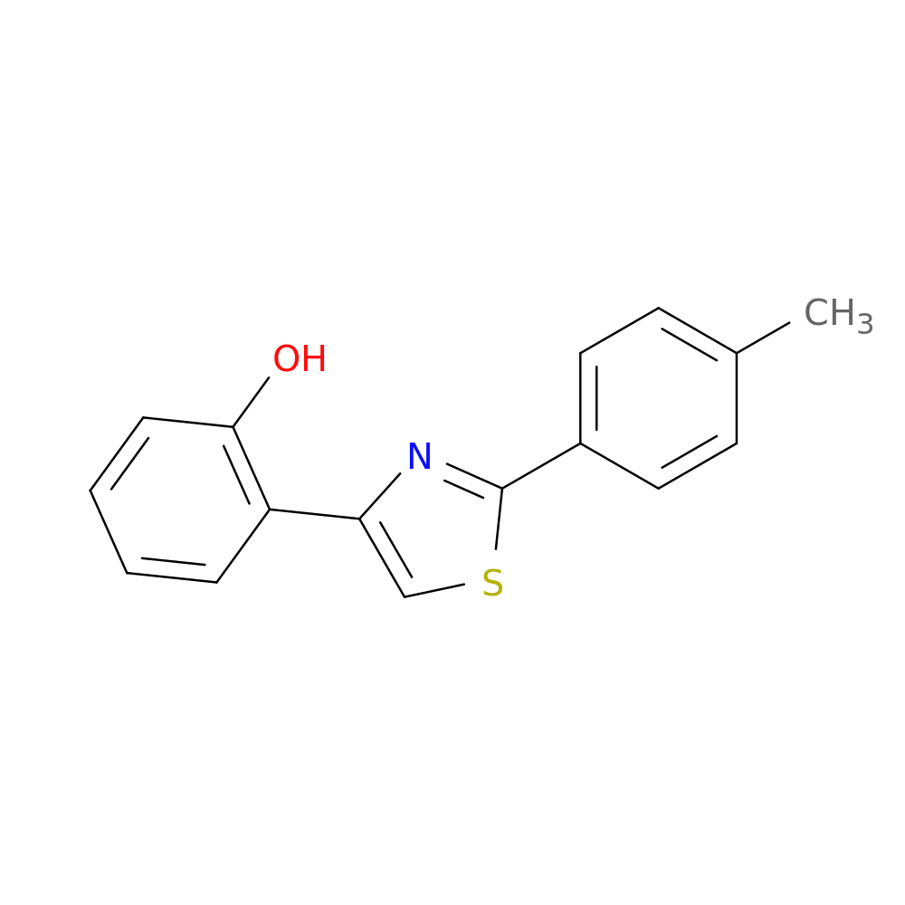 2-(4-Tolyl)-4-(2-hydroxyphenyl)thiazole