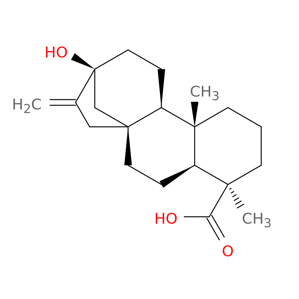 (4R)-13-Hydroxykaur-16-en-18-oic acid