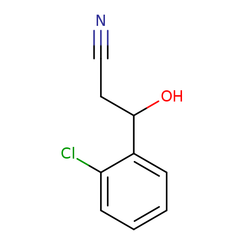 3-(2-chlorophenyl)-3-hydroxypropanenitrile