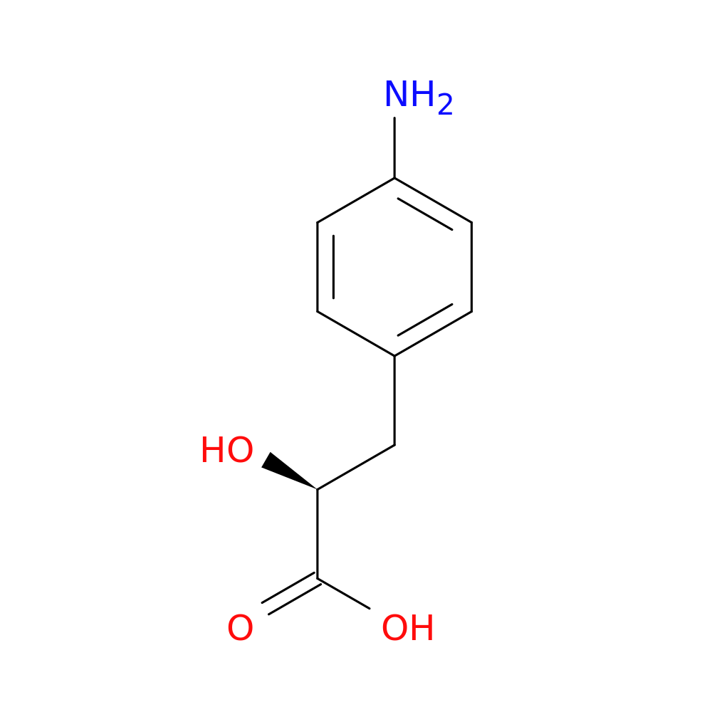 (2S)-3-(4-aminophenyl)-2-hydroxy-propanoic acid