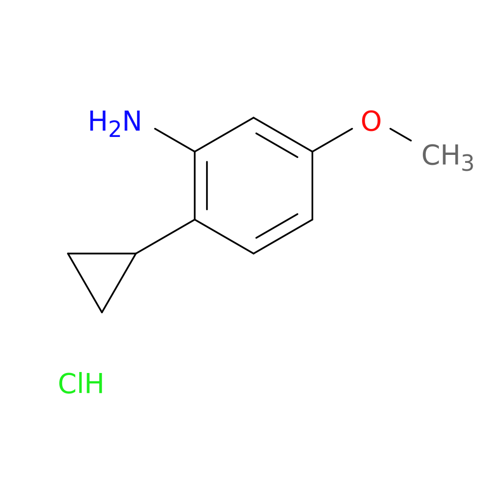 2-Cyclopropyl-5-methoxyaniline hydrochloride