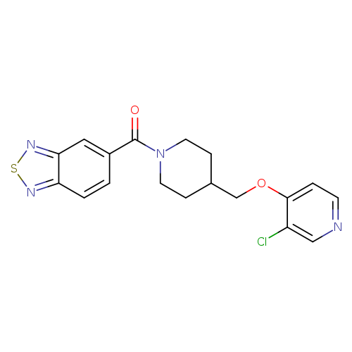 5-(4-{[(3-chloropyridin-4-yl)oxy]methyl}piperidine-1-carbonyl)-2,1,3-benzothiadiazole