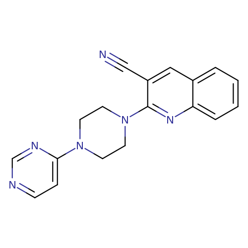 2-[4-(pyrimidin-4-yl)piperazin-1-yl]quinoline-3-carbonitrile