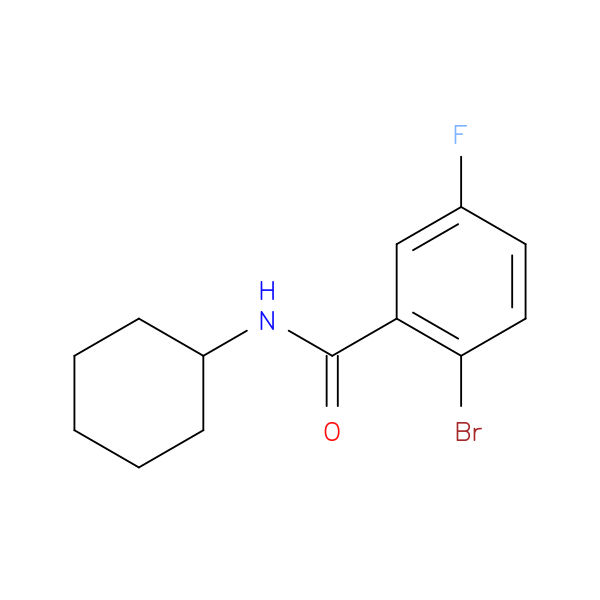 N-Cyclohexyl 2-bromo-5-fluorobenzamide
