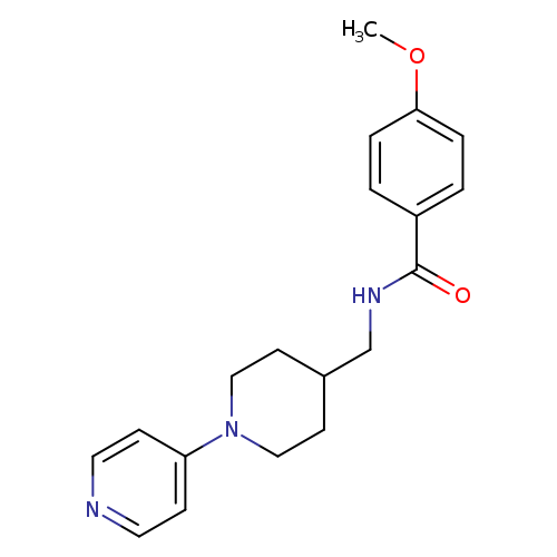 4-methoxy-N-{[1-(pyridin-4-yl)piperidin-4-yl]methyl}benzamide