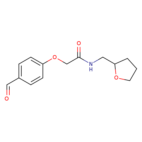 2-(4-Formylphenoxy)-N-((tetrahydrofuran-2-yl)methyl)acetamide