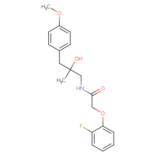 2-(2-fluorophenoxy)-N-[2-hydroxy-3-(4-methoxyphenyl)-2-methylpropyl]acetamide