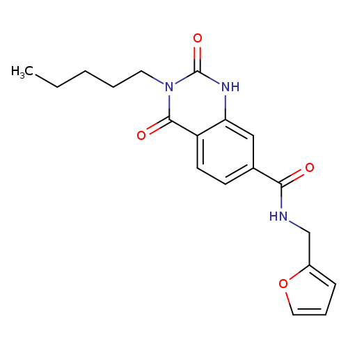 N-[(furan-2-yl)methyl]-2,4-dioxo-3-pentyl-1,2,3,4-tetrahydroquinazoline-7-carboxamide