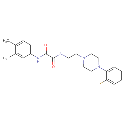 N'-(3,4-dimethylphenyl)-N-{2-[4-(2-fluorophenyl)piperazin-1-yl]ethyl}ethanediamide