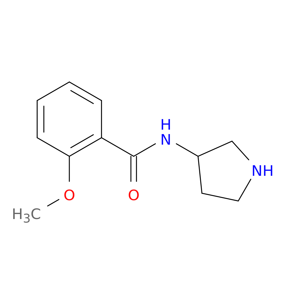 2-Methoxy-N-3-pyrrolidinyl-benzamide HCl