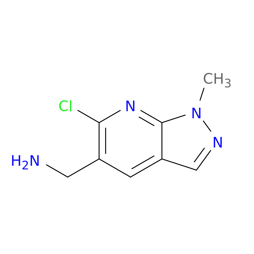 1-{6-chloro-1-methyl-1H-pyrazolo[3,4-b]pyridin-5-yl}methanamine