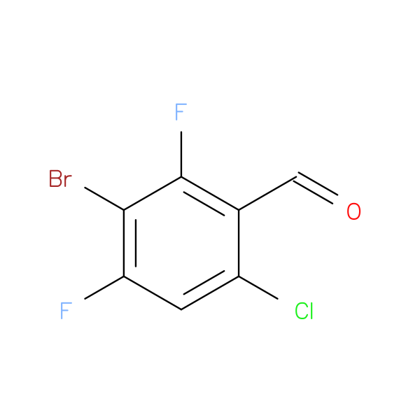 3-Bromo-2,4-difluoro-6-chlorobenzaldehyde