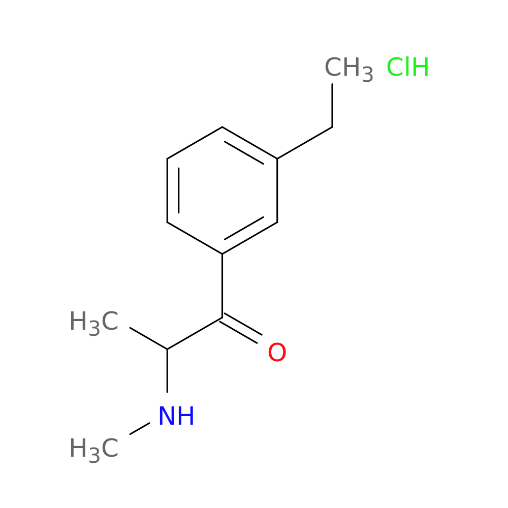 1-(3-ethylphenyl)-2-(methylamino)propan-1-one,monohydrochloride