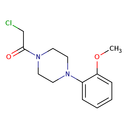 Ethanone, 2-chloro-1-[4-(2-methoxyphenyl)-1-piperazinyl]-