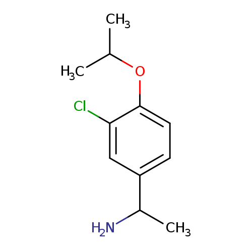 1-[3-Chloro-4-(propan-2-yloxy)phenyl]ethan-1-amine