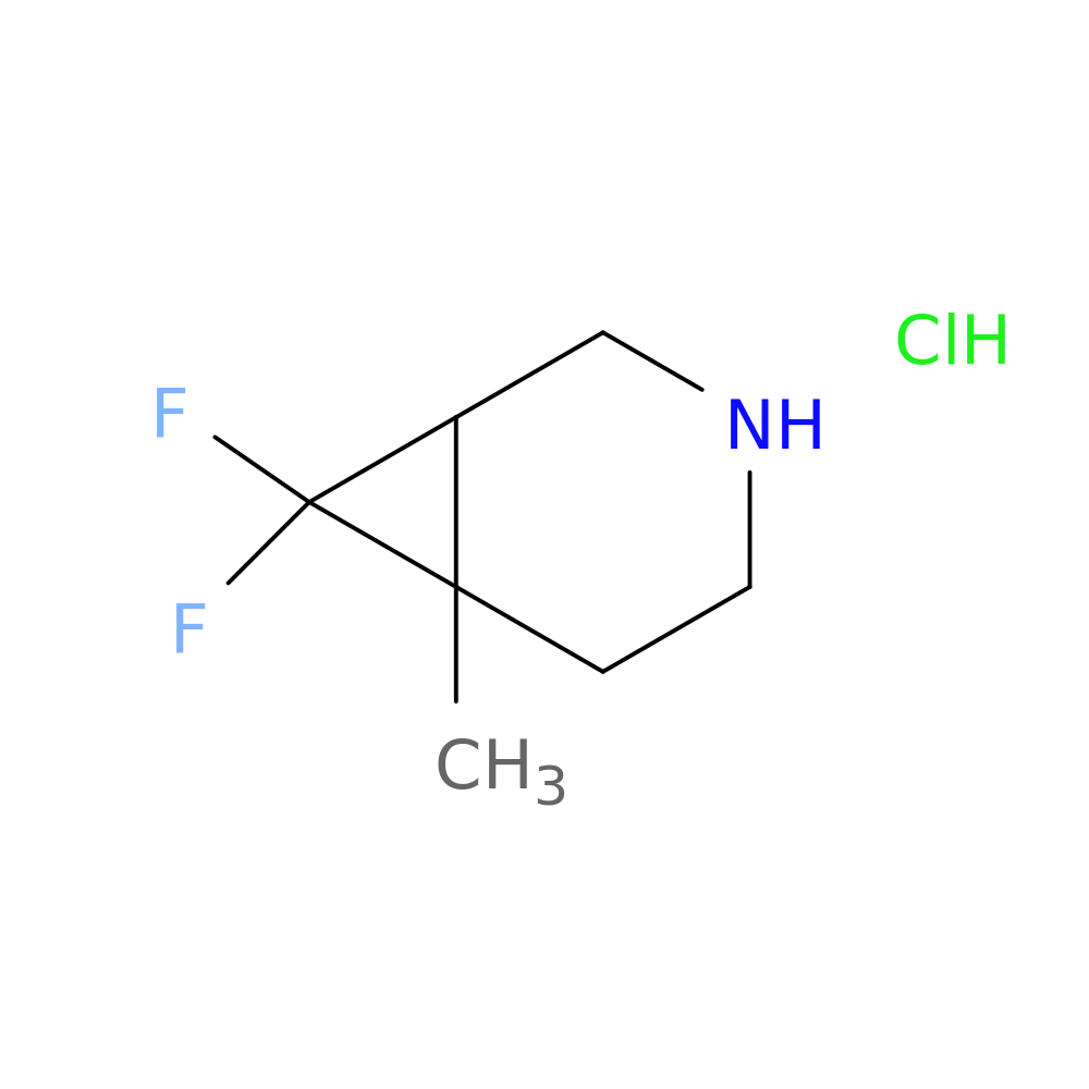 7,7-Difluoro-6-methyl-3-azabicyclo[4.1.0]heptane hydrochloride