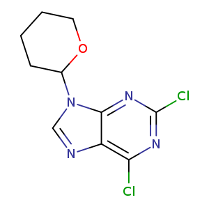 2,6-Dichloro-9-(tetrahydro-2H-pyran-2-yl)-9H-purine