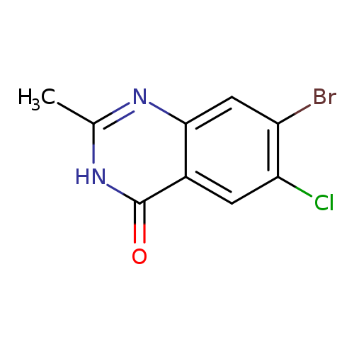 7-Bromo-6-chloro-2-methyl-3H-quinazolin-4-one