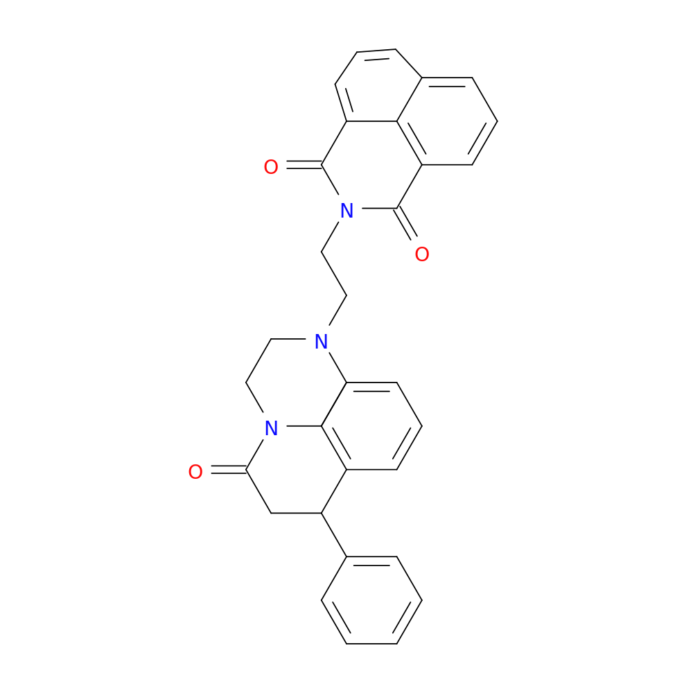 3-{2-[4-(3,3-diphenylpropanoyl)piperazin-1-yl]ethyl}-3-azatricyclo[7.3.1.0^{5,13}]trideca-1(13),5,7,9,11-pentaene-2,4-dione