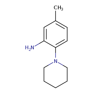 5-Methyl-2-(1-piperidinyl)aniline