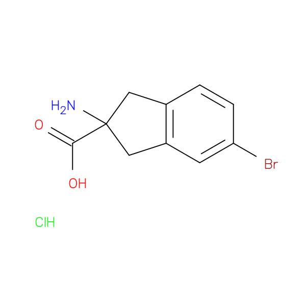 2-amino-5-bromo-2,3-dihydro-1H-indene-2-carboxylic acid hydrochloride