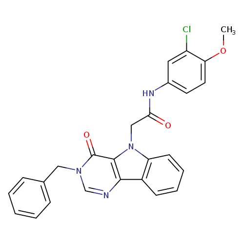 2-{3-benzyl-4-oxo-3H,4H,5H-pyrimido[5,4-b]indol-5-yl}-N-(3-chloro-4-methoxyphenyl)acetamide