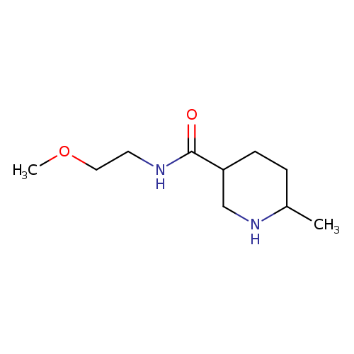N-(2-methoxyethyl)-6-methylpiperidine-3-carboxamide