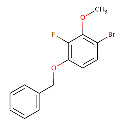Benzene, 1-bromo-3-fluoro-2-methoxy-4-(phenylmethoxy)-
