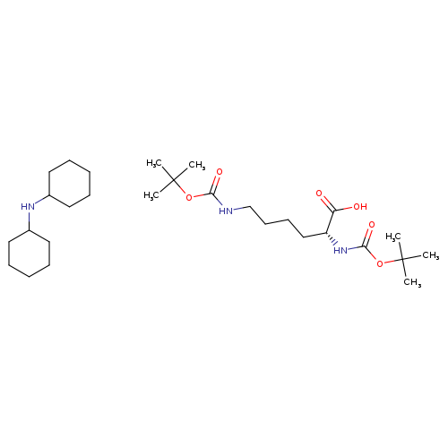 D-Lysine, N2,N6-bis[(1,1-dimethylethoxy)carbonyl]-, compd. with N-cyclohexylcyclohexanamine (1:1)