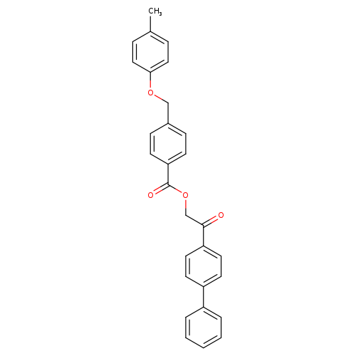 2-[1,1'-biphenyl]-4-yl-2-oxoethyl 4-[(4-methylphenoxy)methyl]benzoate