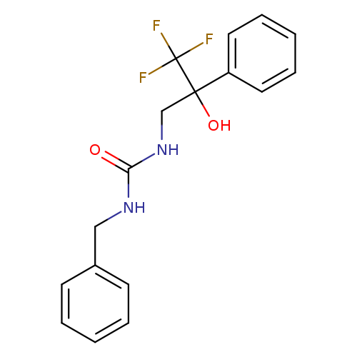 1-benzyl-3-(3,3,3-trifluoro-2-hydroxy-2-phenylpropyl)urea