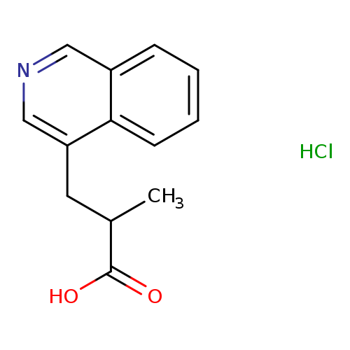 3-(isoquinolin-4-yl)-2-methylpropanoic acid hydrochloride
