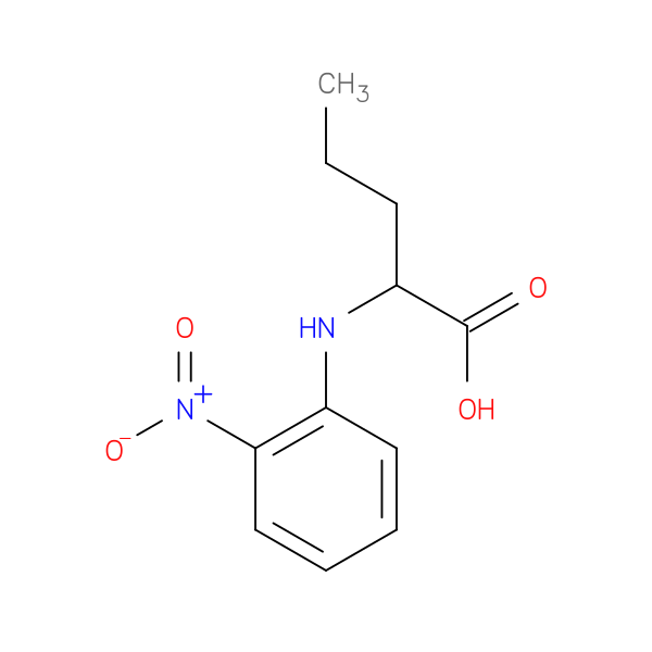2-[(2-nitrophenyl)amino]pentanoic acid